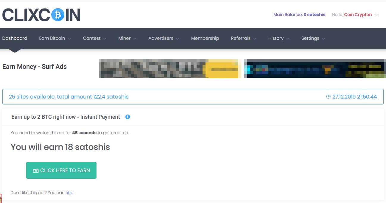 Bitcoin free for click Bitcoin free for click