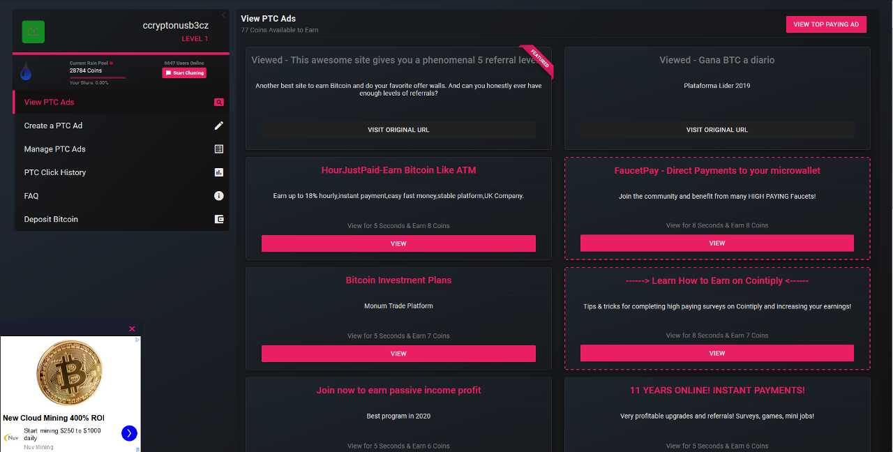 Bitcoin free for click Bitcoin free for click